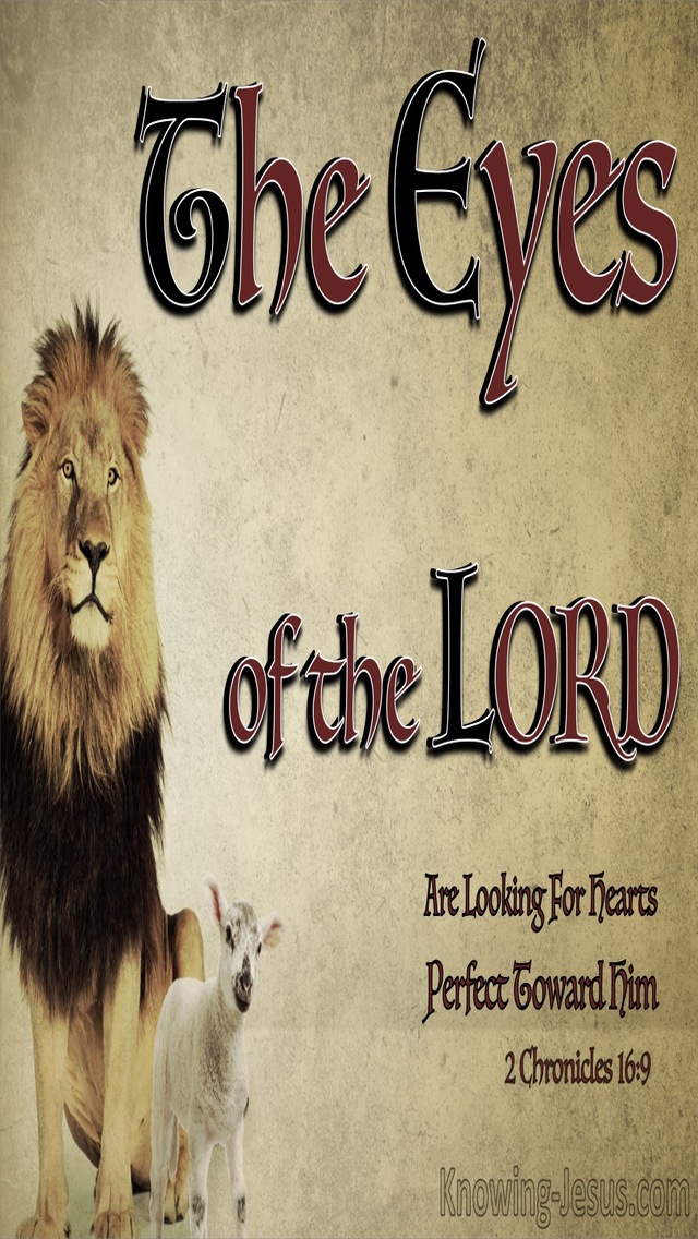 2 Chronicles 16:9 The Eyes Of The Lord (red)